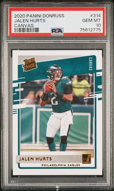 2020 Panini Donruss Rated Rookie #314 Jalen Hurts front