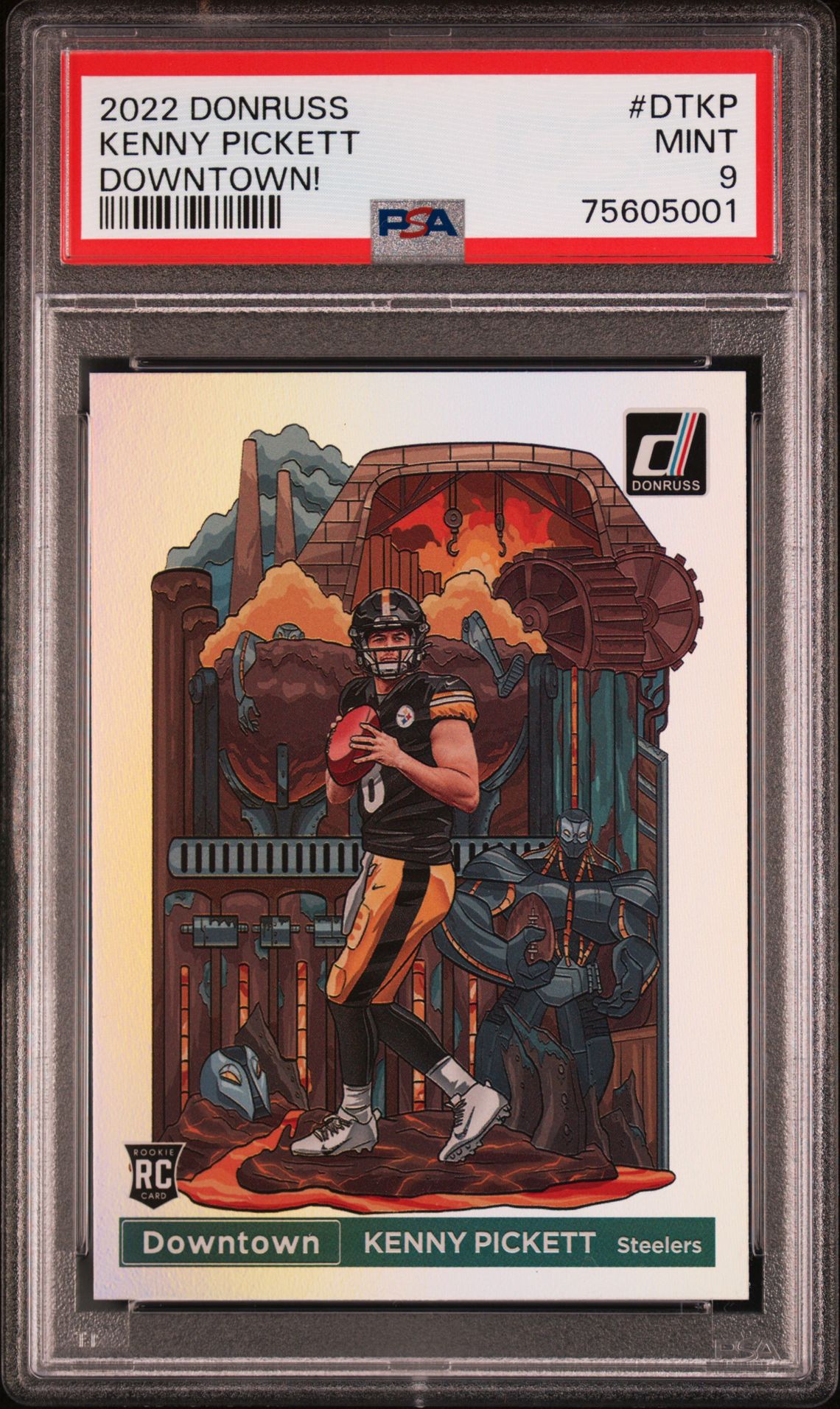 2022 Panini PANINI DONRUSS DOWNTOWN DOWNTOWN! #DTKP Kenny Pickett front