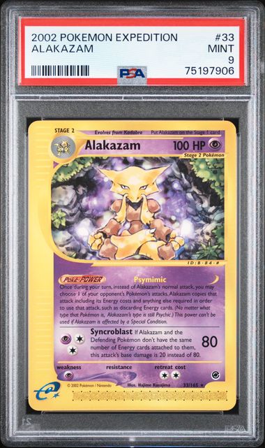 2022 Pokemon Sword and Shield Silver Tempest #059 Radiant Alakazam – PSA  MINT 9 on Goldin Auctions