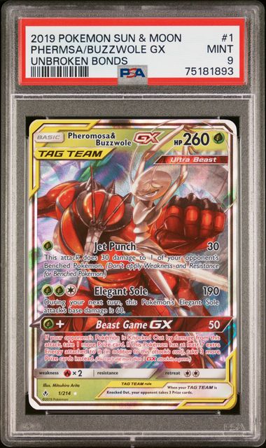 Pheromosa & Buzzwole GX (1/214) [Sun & Moon: Unbroken Bonds