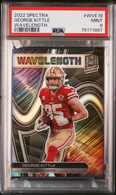 2022 Spectra George Kittle Hyper Jersey Patch /75 49ers