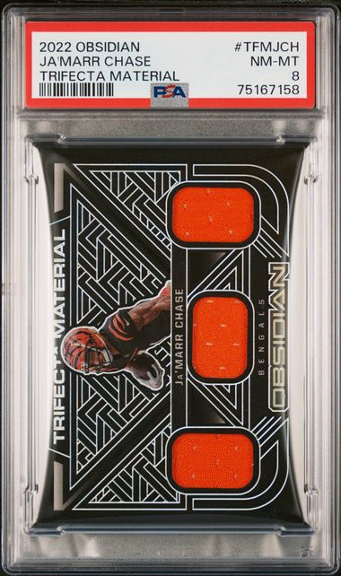 2022 Panini Obsidian Volcanic Signatures Electric Etch White Mojo #VSMKN Bob  Mcadoo Signed Card (#1/1) – PSA NM-MT 8, PSA/DNA 10 on Goldin Auctions