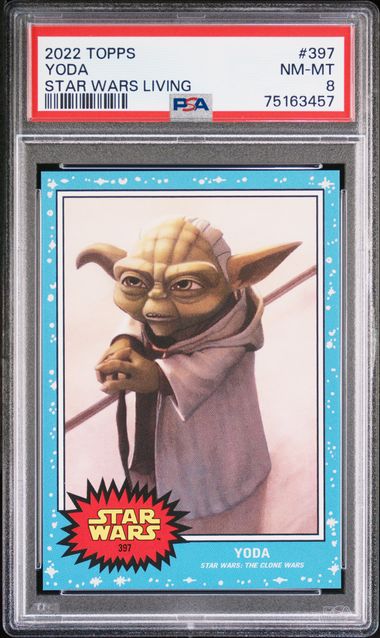 2023 Topps #397 Living Yoda L1c front