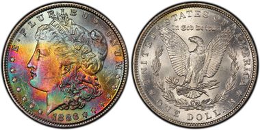 1886 $1 MS64