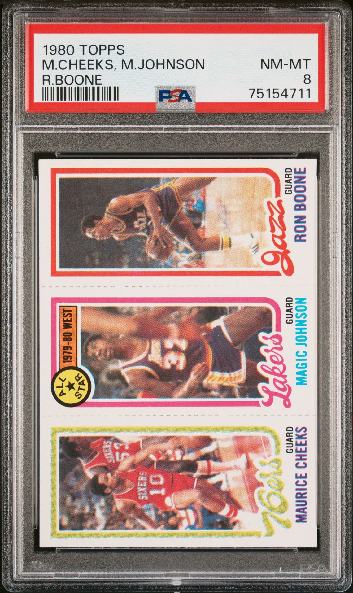 1980 Topps M.cheeks, M.johnson (R.boone) Nm-Mt 8 front