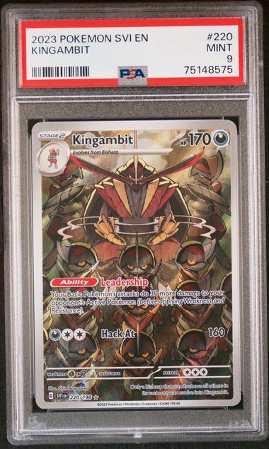 2023 Pokemon Scarlet & Violet #220 Kingambit – PSA MINT 9 on Goldin Auctions