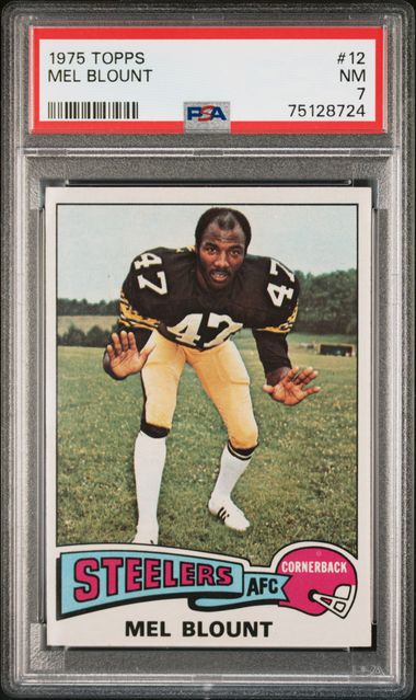 1975 Topps #12 Mel Blount Rookie Card - PSA NM 7 on Goldin Auctions