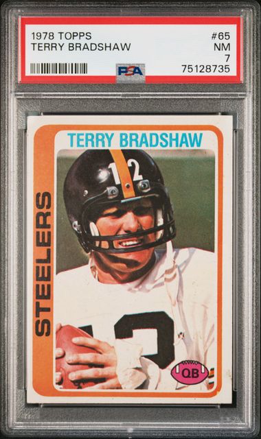 Terry Bradshaw Football Card (Pittsburgh Steelers) 1990 Pro Set