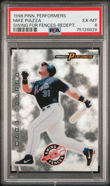  1998 Leaf Baseball Card #152 Mike Piazza : Collectibles & Fine  Art