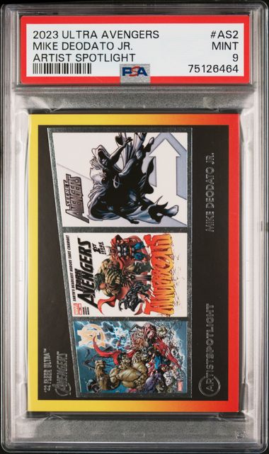 2022 Fleer Ultra Avengers #24 Grandmaster – PSA NM-MT 8 on Goldin Auctions