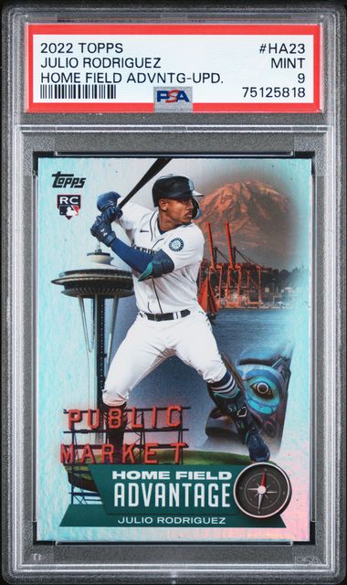 Julio Rodriguez 2022 PANINI CAPSTONE ROOKIE RC #14 SEATTLE MARINERS!