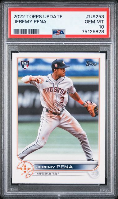 Jeremy Pena Houston Astros 2022 Topps Update # US253 Rookie Card