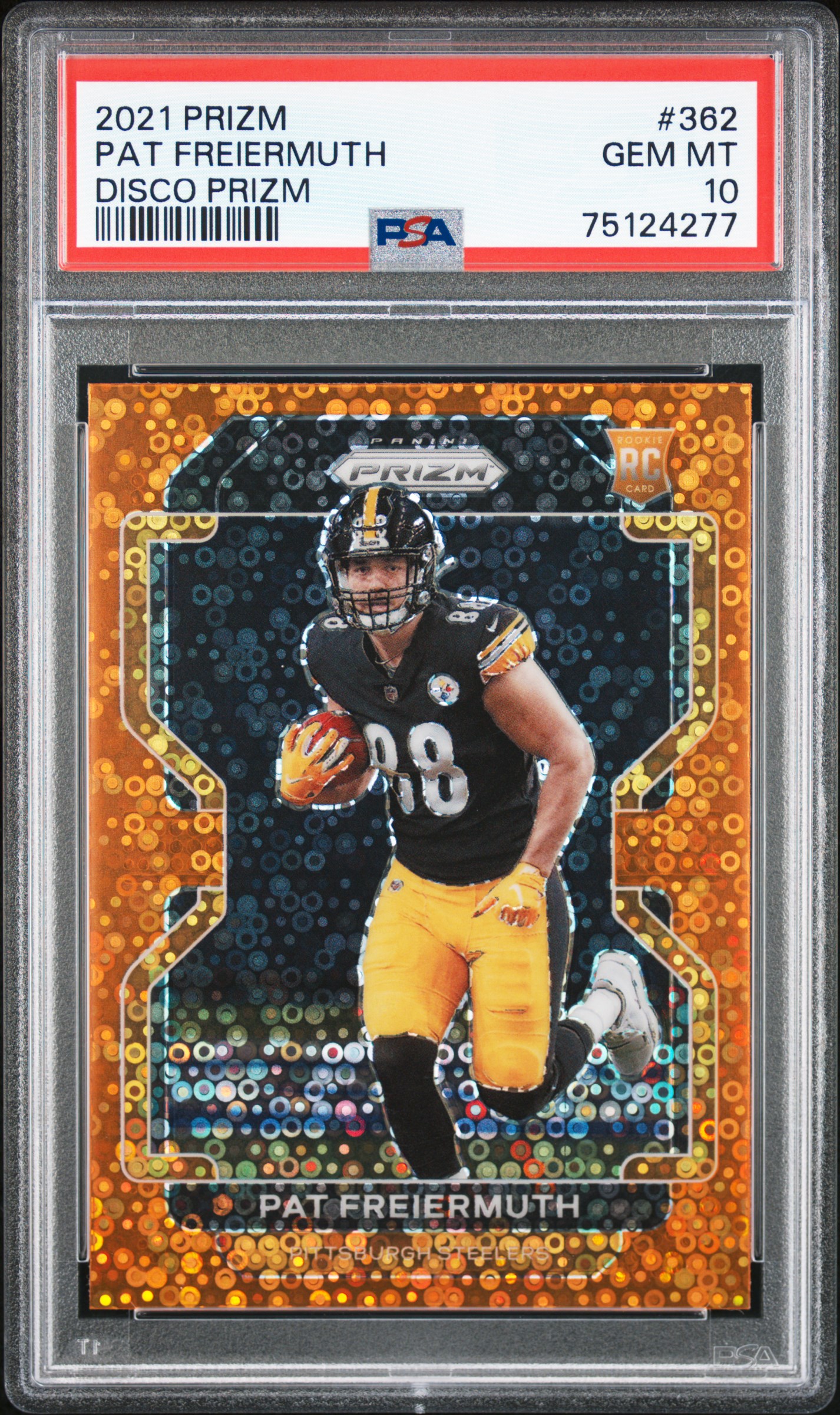 Lids Pat Freiermuth Pittsburgh Steelers Autographed 2021 Panini Prizm Orange  Ice #362 Beckett Fanatics Witnessed Authenticated 10 Rookie Card