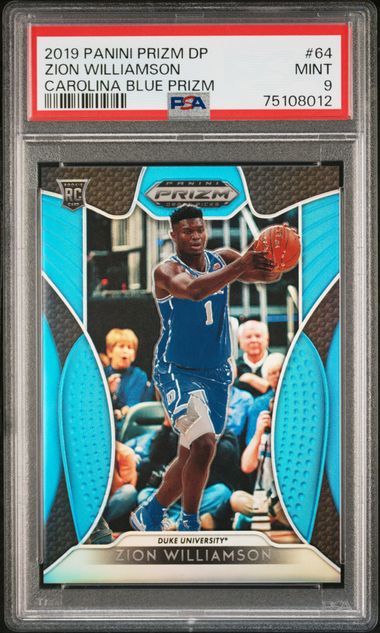 Zion Williamson Rookie Card 2019-20 Panini Prizm Draft Picks #51