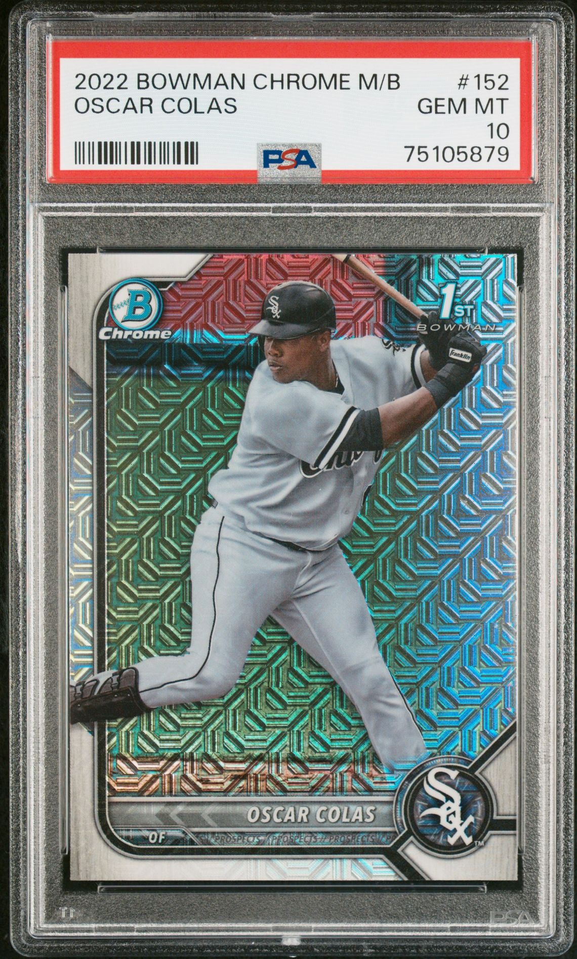 2022 Bowman BOWMAN MEGA BOX CHROME Refractor #152 Oscar Colas front