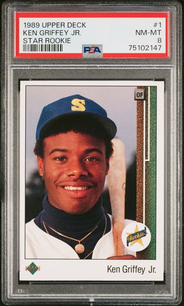 Ken Griffey Jr. Autographed Baseball Rookie Card 1989 Score