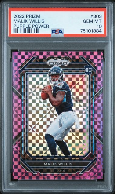 2022 Panini PANINI PRIZM VARIATION #303 Malik Willis front