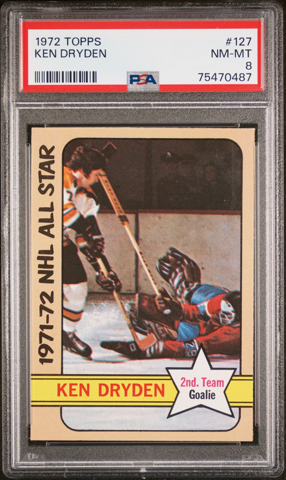 1972 Topps TOPPS #127 Ken Dryden front