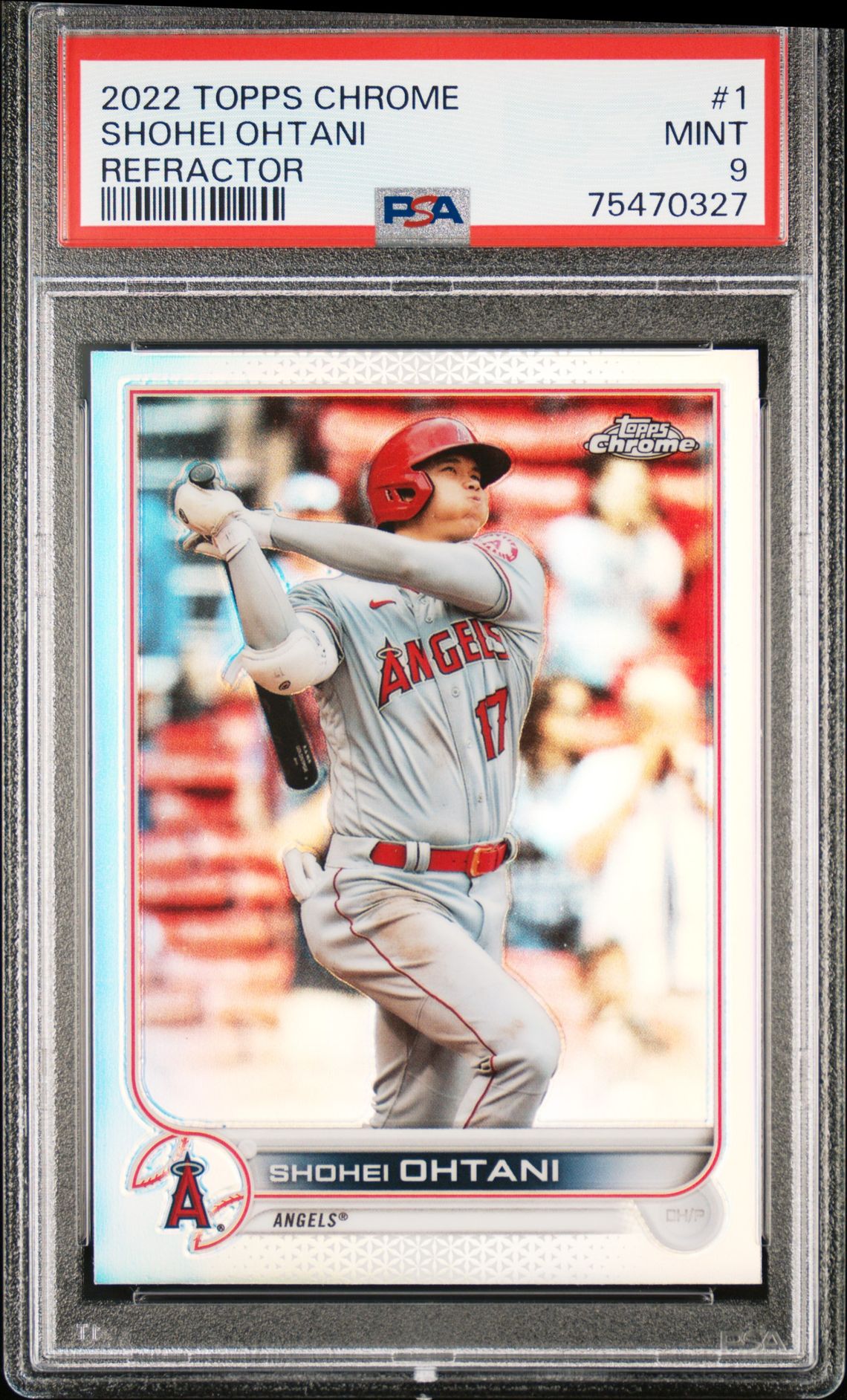 2022 Topps TOPPS CHROME Refractor #1 Shohei Ohtani front