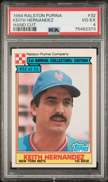 1984 Topps Ralston Purina Keith Hernandez #32