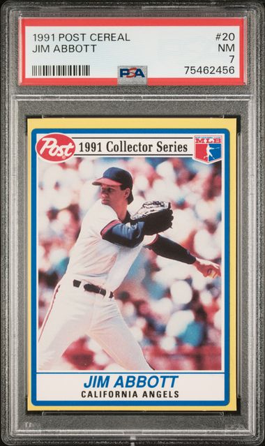 1991 Donruss #78 Jim Abbott Baseball Card - California Angels