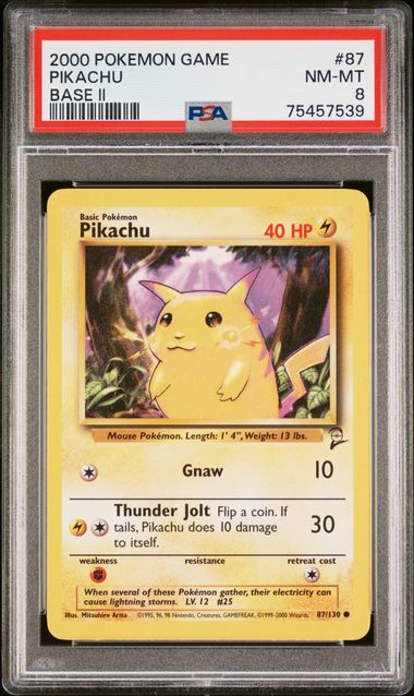 Pokemon World Collection DUTCH Pikachu 4 Movie Promo PSA 9