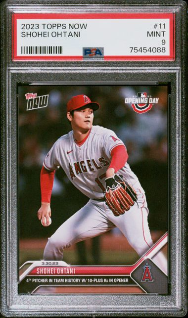 2023 Topps Now #11 Shohei Ohtani PSA 9 on Goldin Marketplace