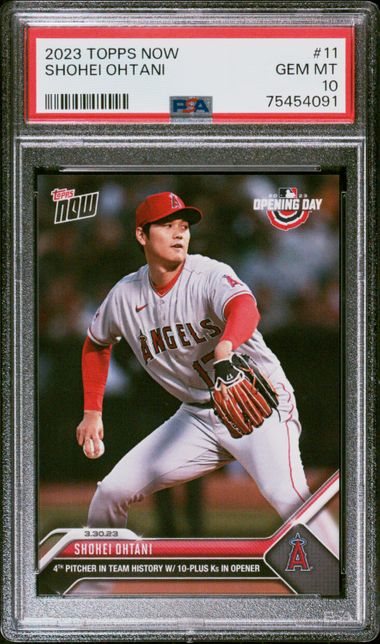 2023 Topps Now #11 Shohei Ohtani PSA 10 on Goldin Marketplace