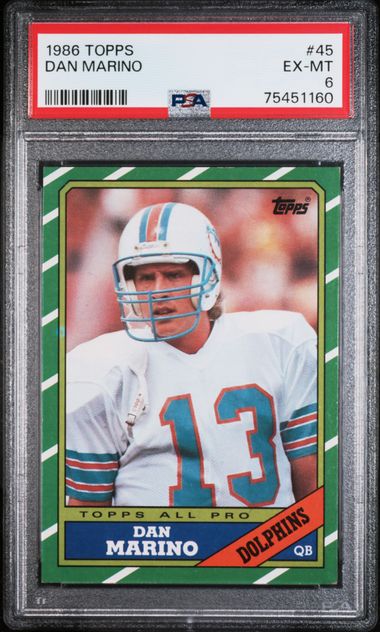 1984 Topps Dan Marino #123 PSA NM-MT 8