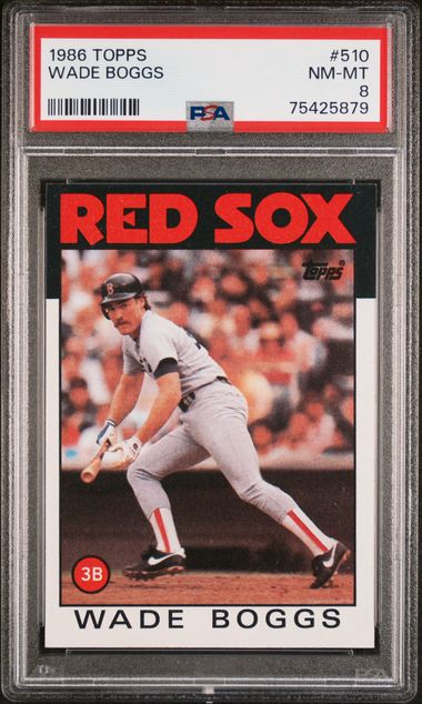 1983 Topps Wade Boggs Rookie Card No. 498 in GEM MINT 