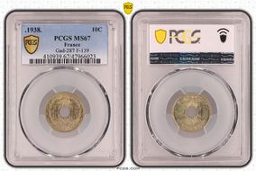 .1938. 10C Gad-287 F-139 MS67