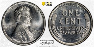 1943/2-S 1C DDO, FS-101 MS68