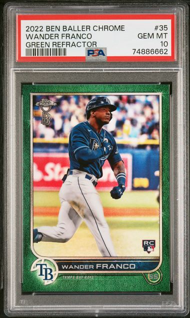 2022 Topps Chrome Cosmic Wander Franco Rookie #1 Rays