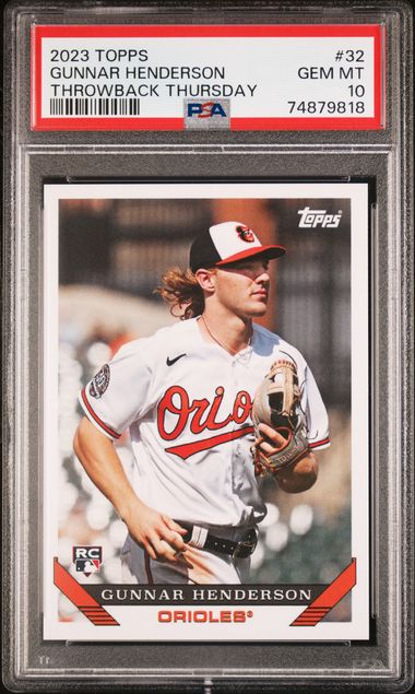  2023 Topps Chrome #2 Gunnar Henderson RC Rookie