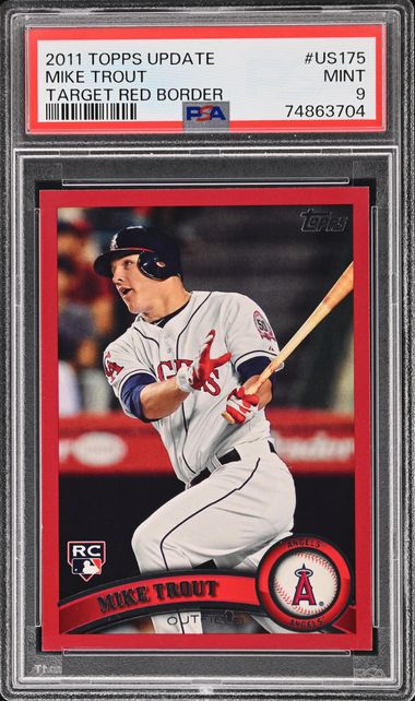 2011 Topps TOPPS UPDATE Red #US175 Mike Trout front