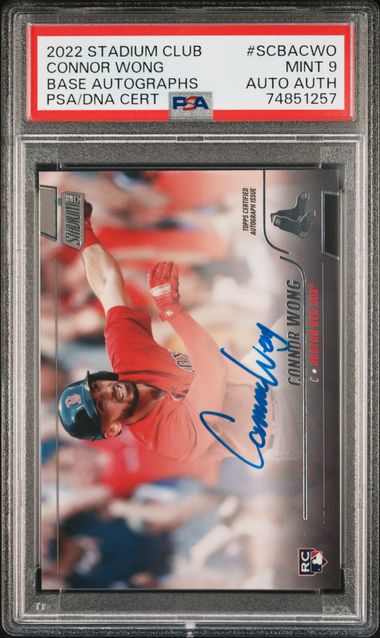 At Auction: 2022 Topps Chrome Platinum Auto Connor Wong RC