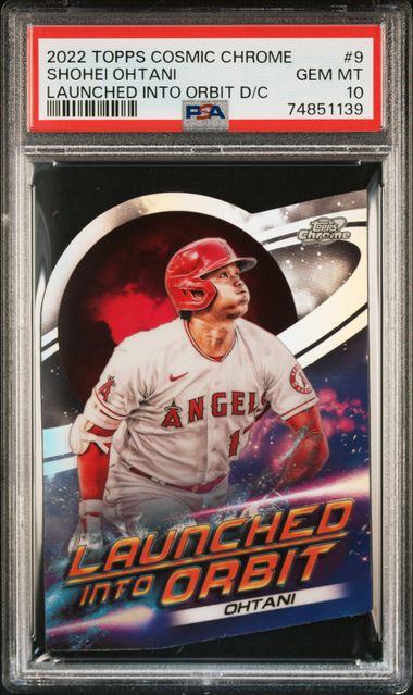 2022 Topps Cosmic Chrome Launched Into Orbit Die-Cut 9 Shohei