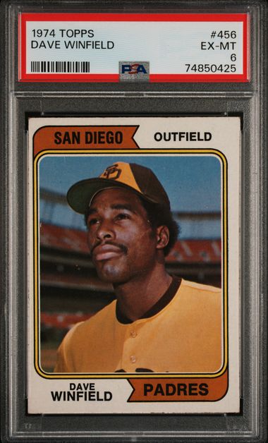 1974 Topps #456 Dave Winfield