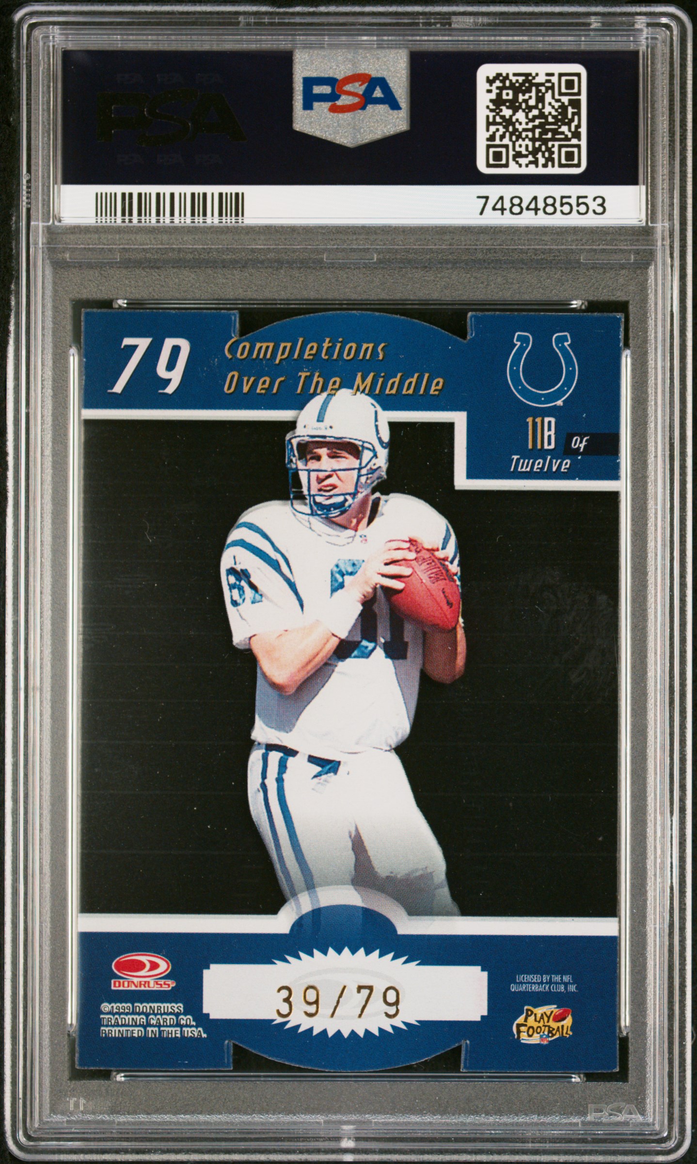 Peyton Manning - 2006 Indianapolis Colts Super Bowl Silver Color