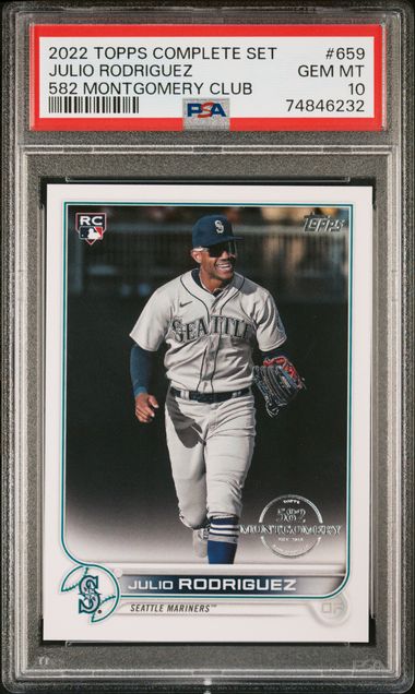 2022 Topps Update #US44 Julio Rodriguez Rookie Card – PSA GEM MT 10 on  Goldin Auctions