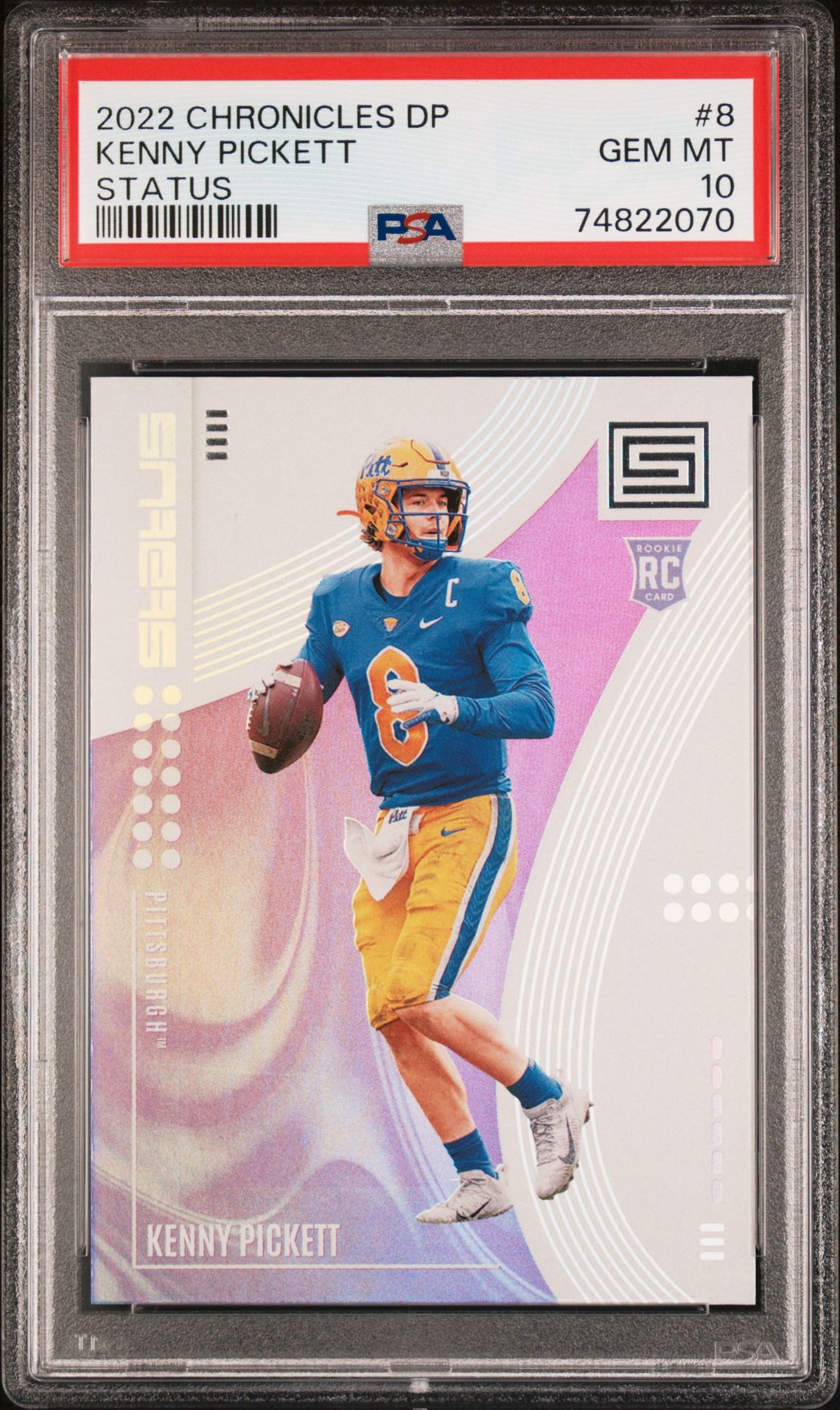 2022 Panini Panini Chronicles Draft Picks Status #8 Kenny Pickett front