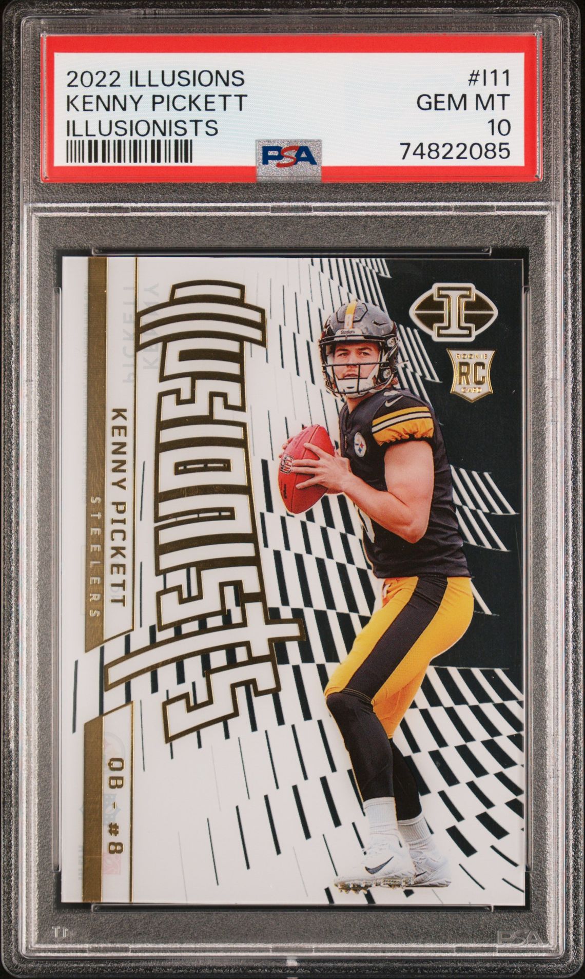2022 Panini PANINI ILLUSIONS ILLUSIONISTS #I11 Kenny Pickett front