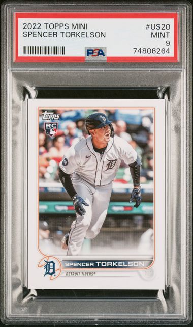 SPENCER TORKELSON ROOKIE CARD Detroit Tigers MOJO REFRACTOR $$ Bowman  Chrome RC!