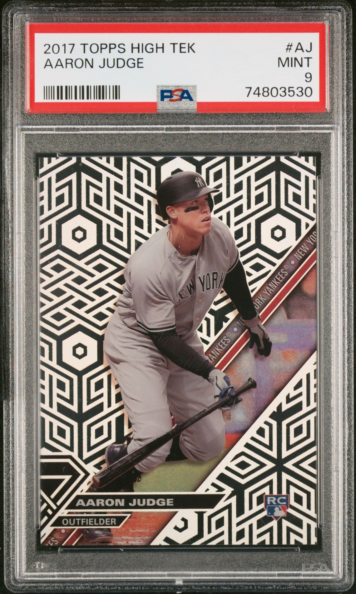 2017 Topps High Tek Aaron Judge #Aj Mint 9 front