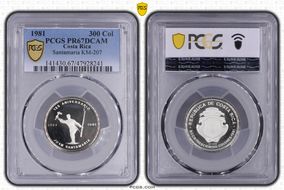 1981 300 Col Santamaria KM-207 PR67DCAM