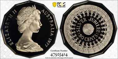 1977 50C Jubilee PR69DCAM