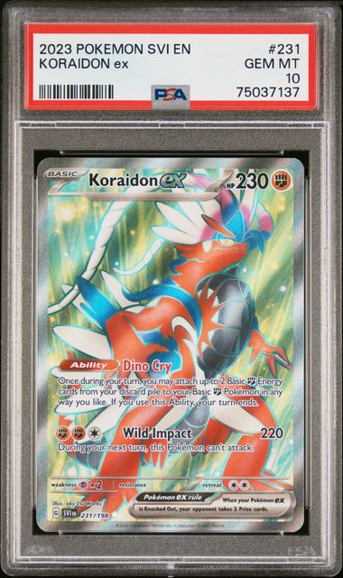 Koraidon ex #231 Prices, Pokemon Scarlet & Violet