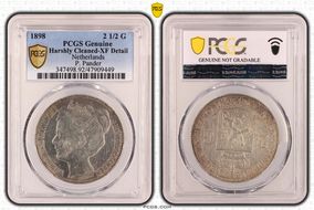 1898 2 1/2 G P. Pander KM-123 Ag N1