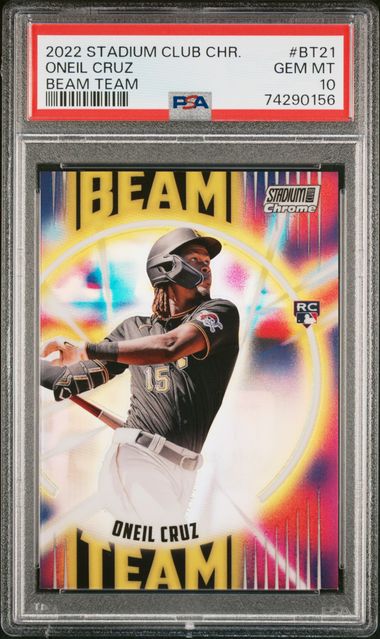 2022 Topps TOPPS STADIUM CLUB CHROME BEAM TEAM Oneil Cruz front