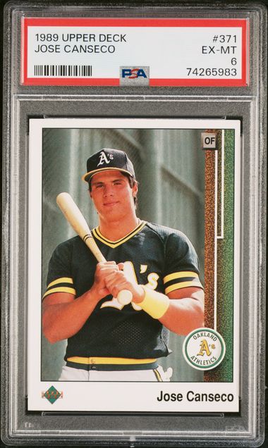 1987 Topps Mini Leaders #68 Jose Canseco - NM-MT